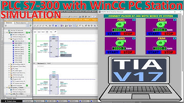 PLC S7-300 connect and simulation with WinCC PC station