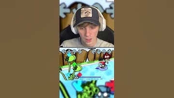 YOUTUBER MESSES UP IN THIS FNF MOD!! #shorts