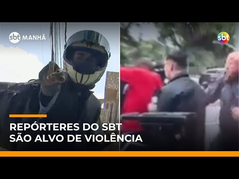 Video equipes-de-reportagem-do-sbt-sao-alvos-de-criminosos-durante-o-trabalho-em-sp-sbt-manha
