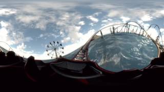 360 Roller Coaster Vr 4K At 50Fps Virtual Reality Pov 360 Roller Coaster Water Amusement Park