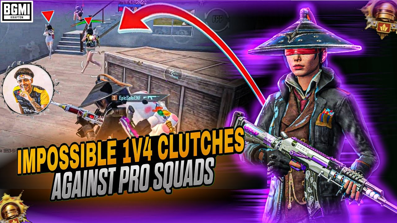 IMPOSSIBLE 1V4 CLUTCHES AGAINST PRO SQUADS 😱 || 