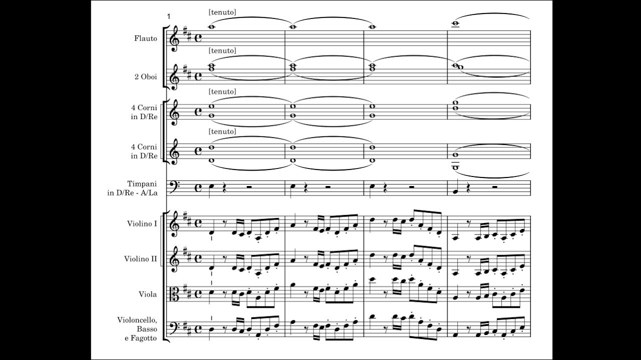 Example of cliche in Galant Style - YouTube