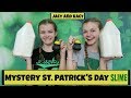 Mystery St. Patrick's Day Slime Challenge ~ Jacy and Kacy