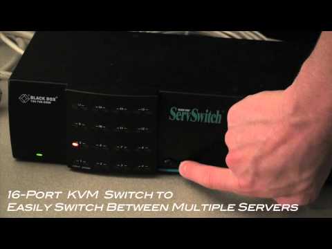 Black Box ServSwitch 16-Port KVM Switch