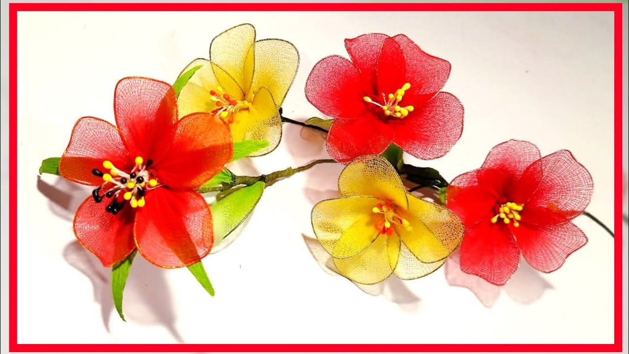 Simple Flower from Stocking | Stocking Flower 🌺| Ranju Kumari |
