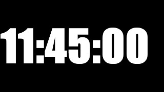 11 HOUR 45 MINUTE TIMER • 705 MINUTE COUNTDOWN TIMER ⏰ LOUD ALARM ⏰