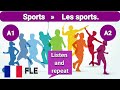 Vocabulaire - Les sports + Dialogues  Français Facile - Easy French @frenchonline