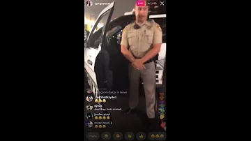 NLE Choppa Fights a Cop that winked at his girlfriend (MUST SEE)