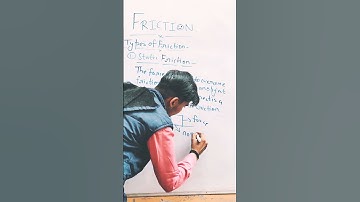 Types of Friction||What is Static Friction? #physics #friction #scinece #physicswallah