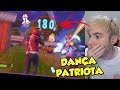 A DANÇA DO *PATRIOTA* NO FORTNITE !!! (incrível!)