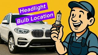 BMW X3 How to Replace Headlight Bulbs  (2004–2021) | Easy DIY Guide for 2019 xDrive30i