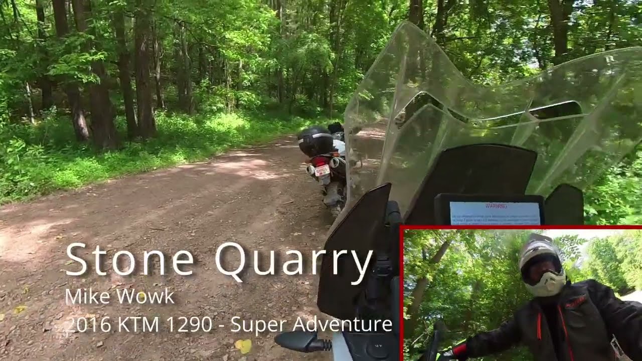 Adventure Riders Ohio - Stone Quarry - YouTube
