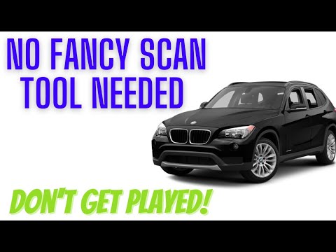 how to reset the brake pad light on a BMW X1 - YouTube