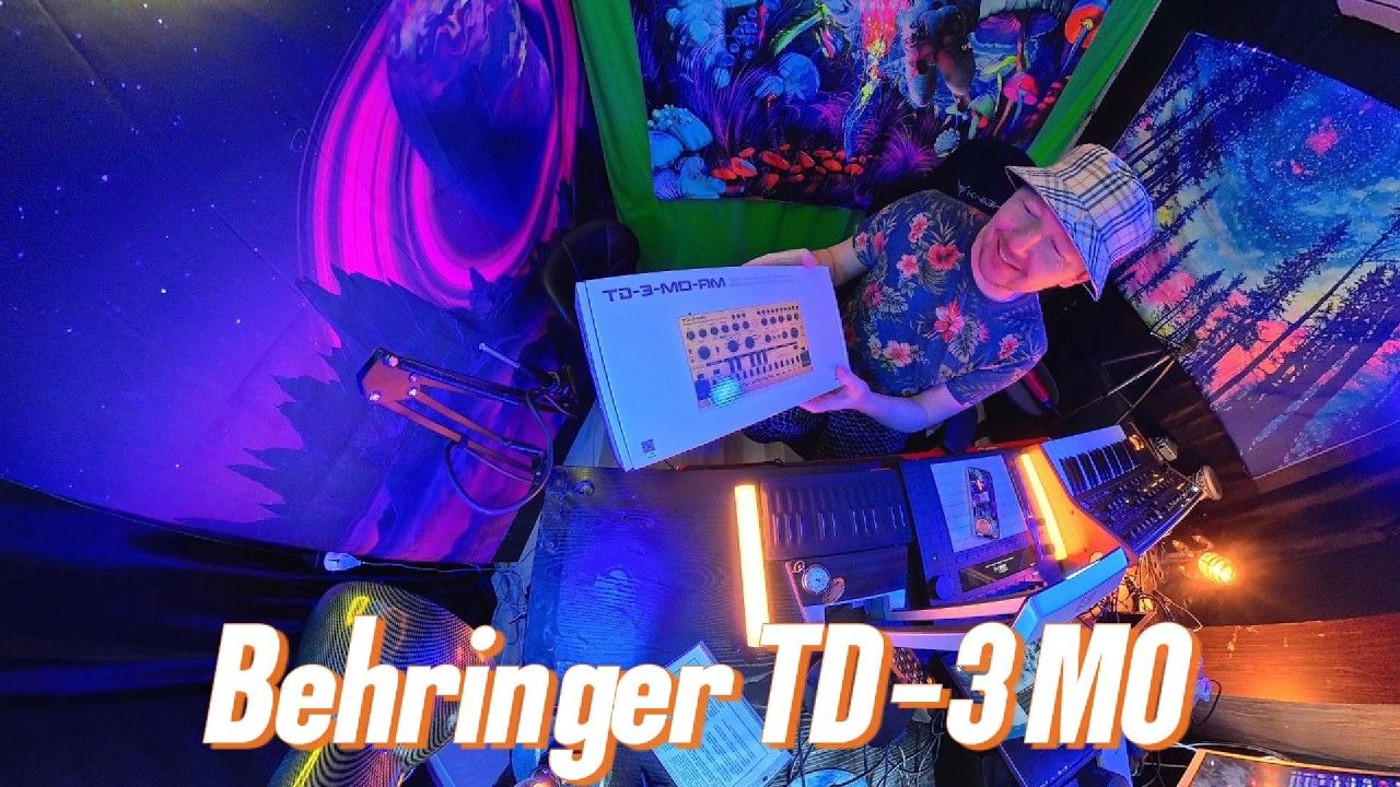 синтезатор Behringer TD-3 MO Распаковка и пробная игра