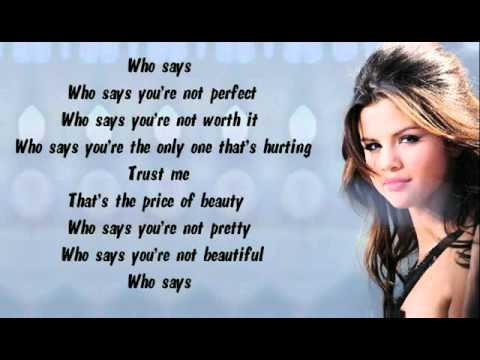 Selena Gomez The Scene - Who Says Karaoke Instrumental With Lyrics On