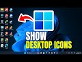 Desktop Icons GONE? The 1-Minute FIX for Windows 11!