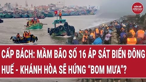 Cấp bách: Mầm bão số 16 đang tiến sát Biển Đông, Huế - Khánh Hòa sẽ hứng “bom nước”?