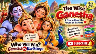 Why Did Ganesha Walk Around His Parents 🐘❤️Ganesh & Karthikeya Race 🐘⚔️ | Ganesha Story