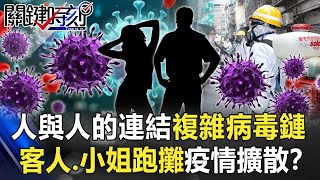 「人與人的連結」複雜病毒鏈! 「客人、小姐跑攤」萬華阿公店「疫情擴散」?!【關鍵時刻】20210513-5 劉寶傑 李正皓 蘇一峰 王瑞德