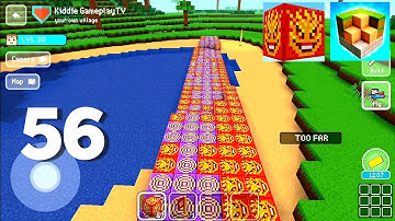 Trampoline & Magma Track | Block Craft: 3D Building Simulator Games For Free | Gameplay 56