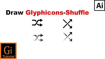 How to Draw Glyphicons-Shuffle  Using Grid in Illustrator