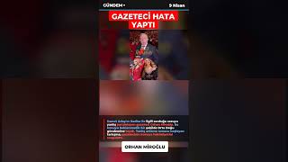 🚨 Gazeteci Konuyu Yanlış Yerde Açtı! Orta Doğu Gündemi mi? 🤔 #Gazetecilik #Hata #Shorts