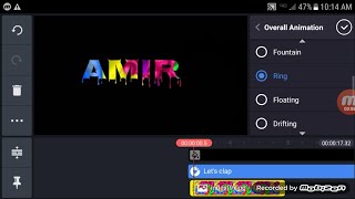 New Editing Tricks-- How to make colourful letters in kinemaster-- New kinemaster editing video