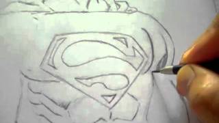 Drawing Superman