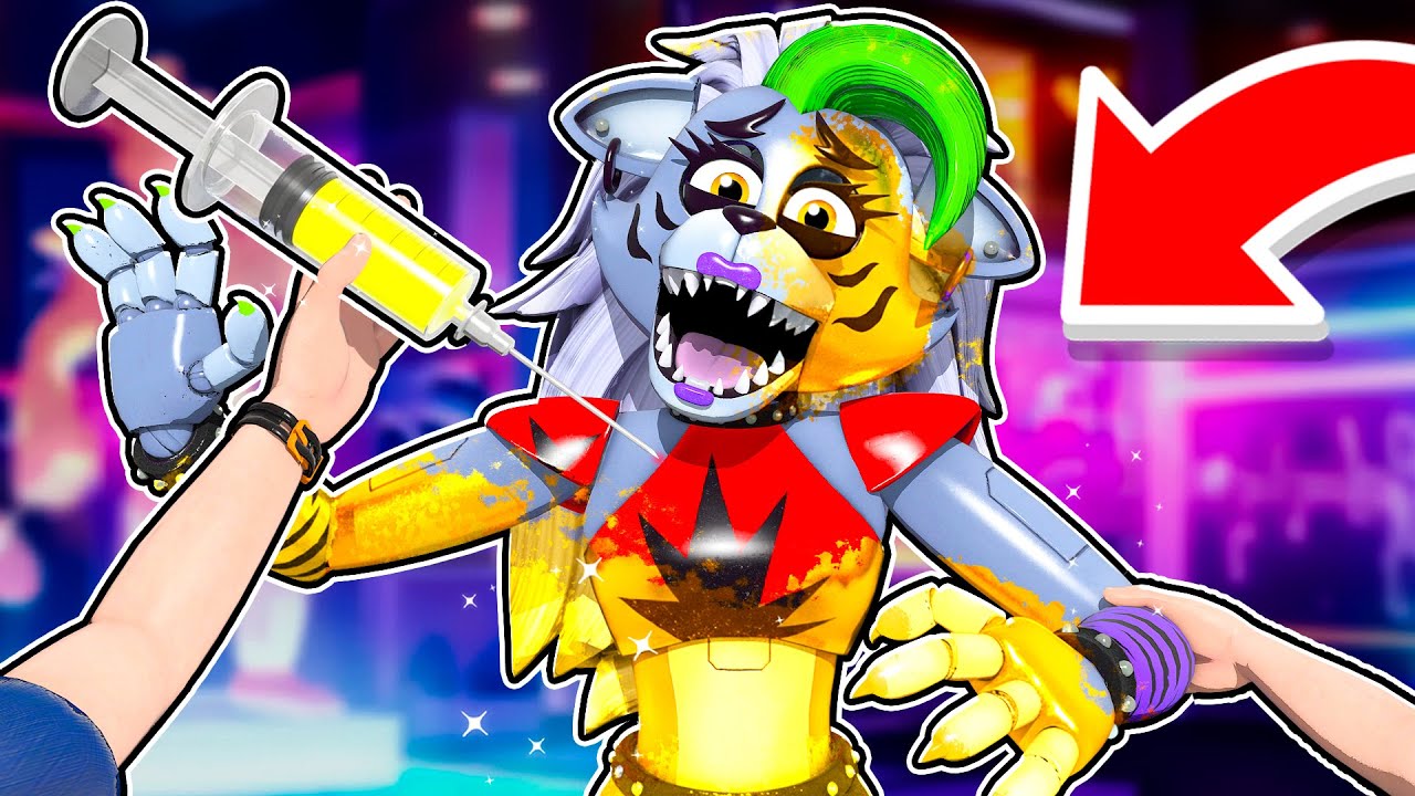 Turning FNAF Glamrock Animatronics INTO GOLD! Statue Ragdoll Challenge mod