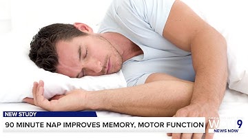 90-minute nap can improve motor skills and memory