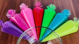 Relaxing Slime ! Making Slime With Cute Piping Bags ! Part 265