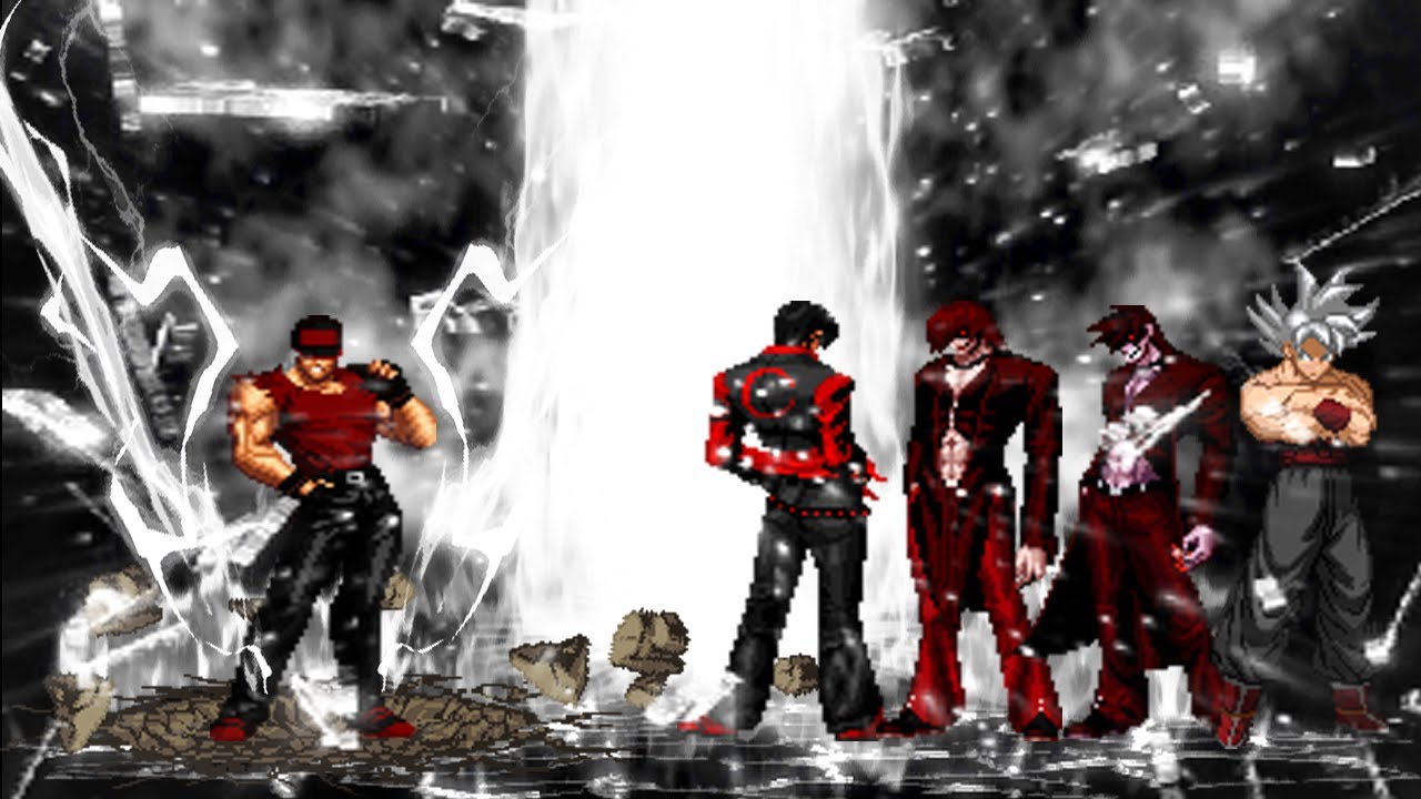 Kof Mugen Black Terry vs Team Evil Demon