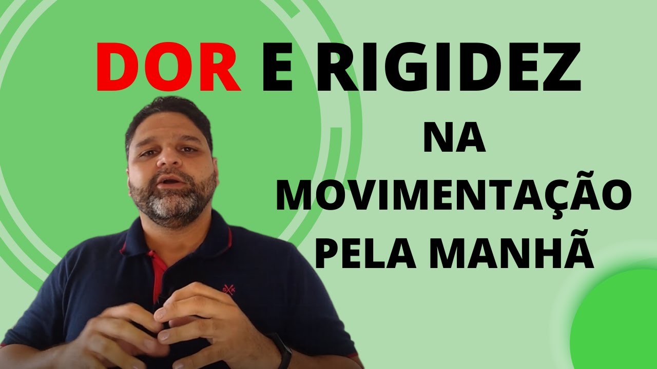 ☹️ 3 motivos porque você acorda com DOR e rigidez para se movimentar ao acordar