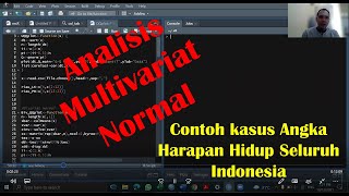 Analisis Multivariat Normal dengan R Studio