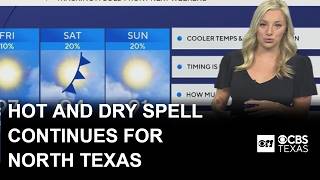 Still hot and dry across North Texas