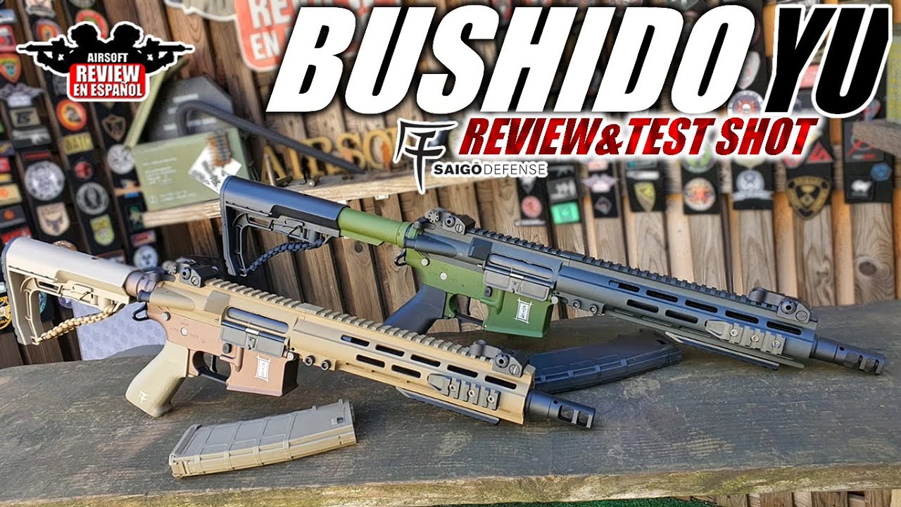 M4 Saigo Bushido Yu ( Coraje ) - Review & Test Shot | Airsoft Review en Español