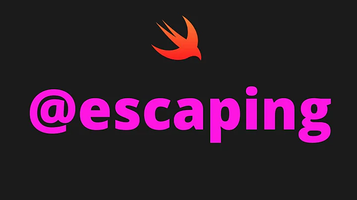 Escaping Closures in Swift 5 (Xcode 12, iOS 2020) - iOS Development