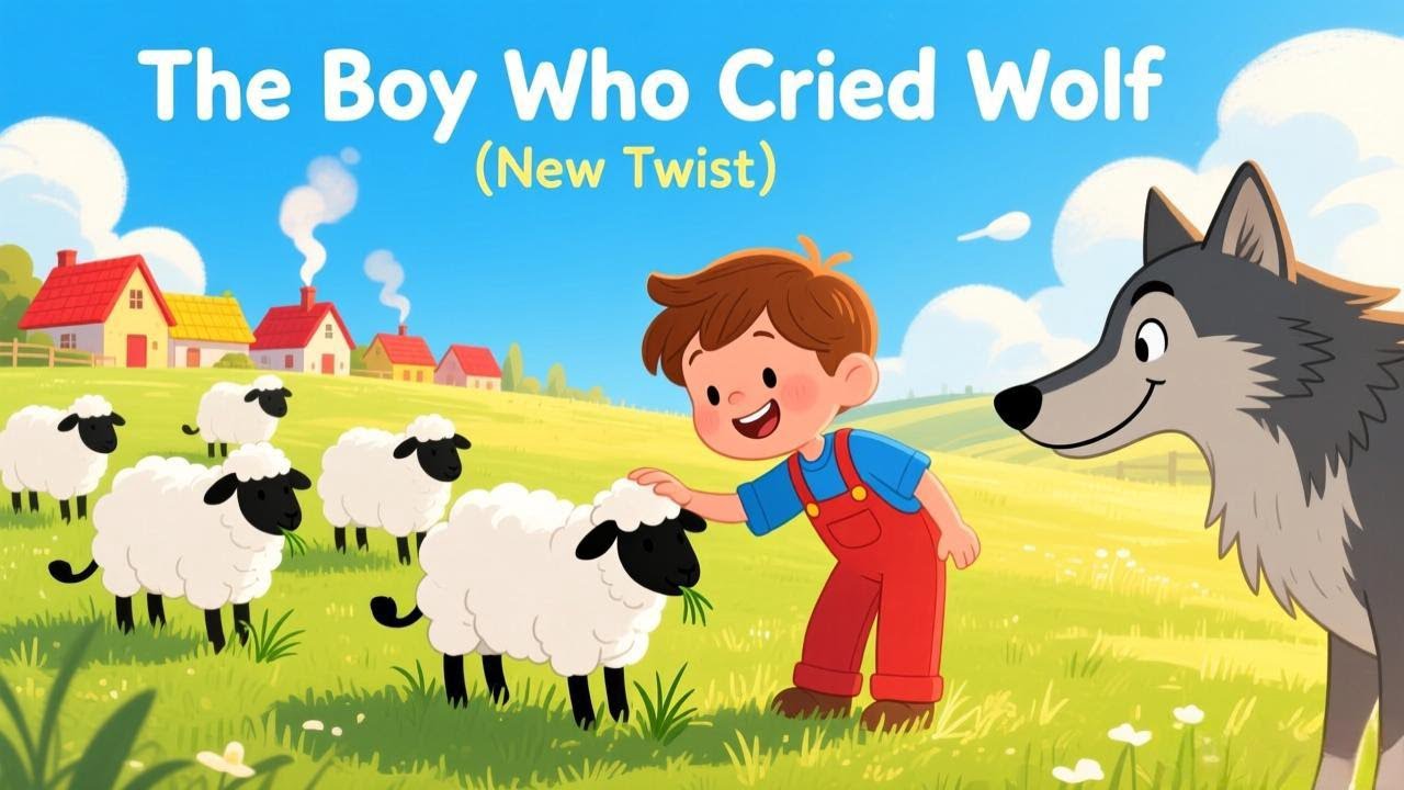 The Boy Who Cried Wolf (New Twist) | Moral Story for Kids | Chinese ...