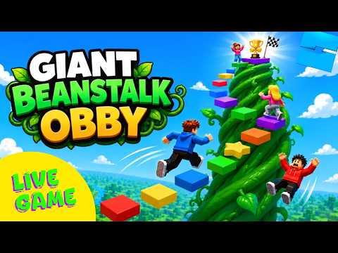 OBBY DO JOÃO E O PÉ DE FEIJÃO I LIVE GAME ROBLOX
