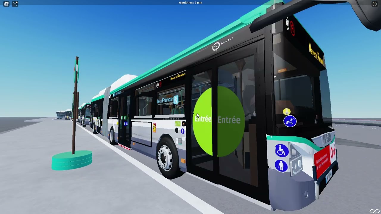 DEPART DE DIFFERENTS BUS | NAVETTE RER A | ROBLOX