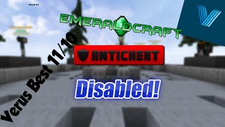 EmeraldCraft DISABLED THEIR ANTICHEAT LOL I (1 week ago the server had verus)