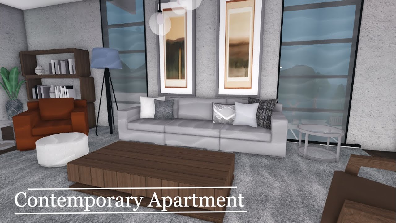  Contemporary Apartment Roblox Bloxburg Speedbuild YouTube