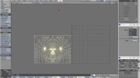 Lightwave UV map for 3D painting Part5 - Making an Unwrap fit the UV space.