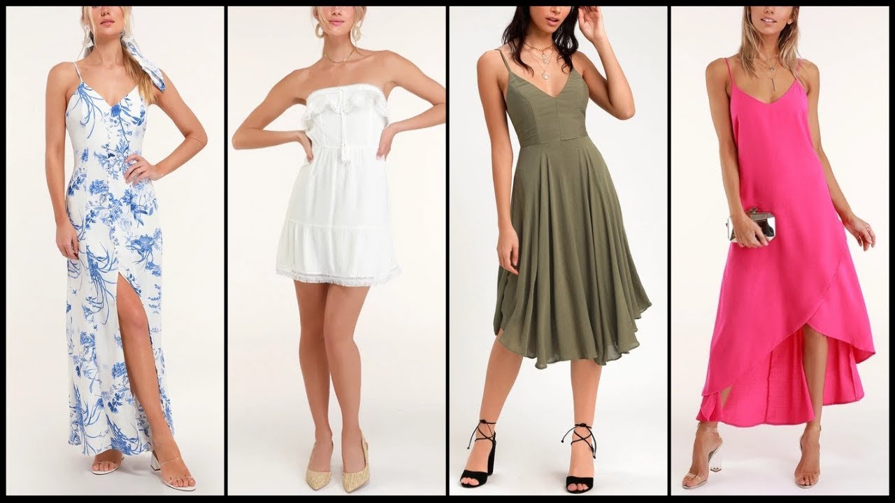 Trendy sun dresses collection for women - YouTube