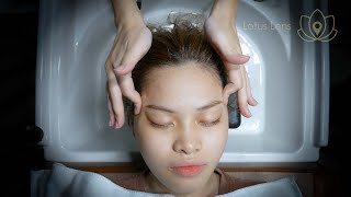 The sound from the Head & Scalp Massage is so relaxing and easy to sleep | Asmr Massage | Haana Spa
