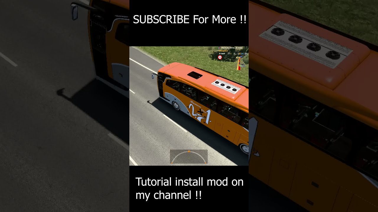 How to install bus mod in Euro Truck Simulator 2 - ETS2 - YouTube