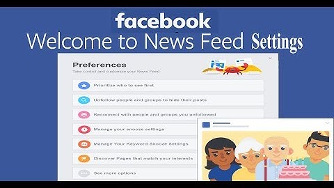 Facebook News Feed Preferences Setting 2018