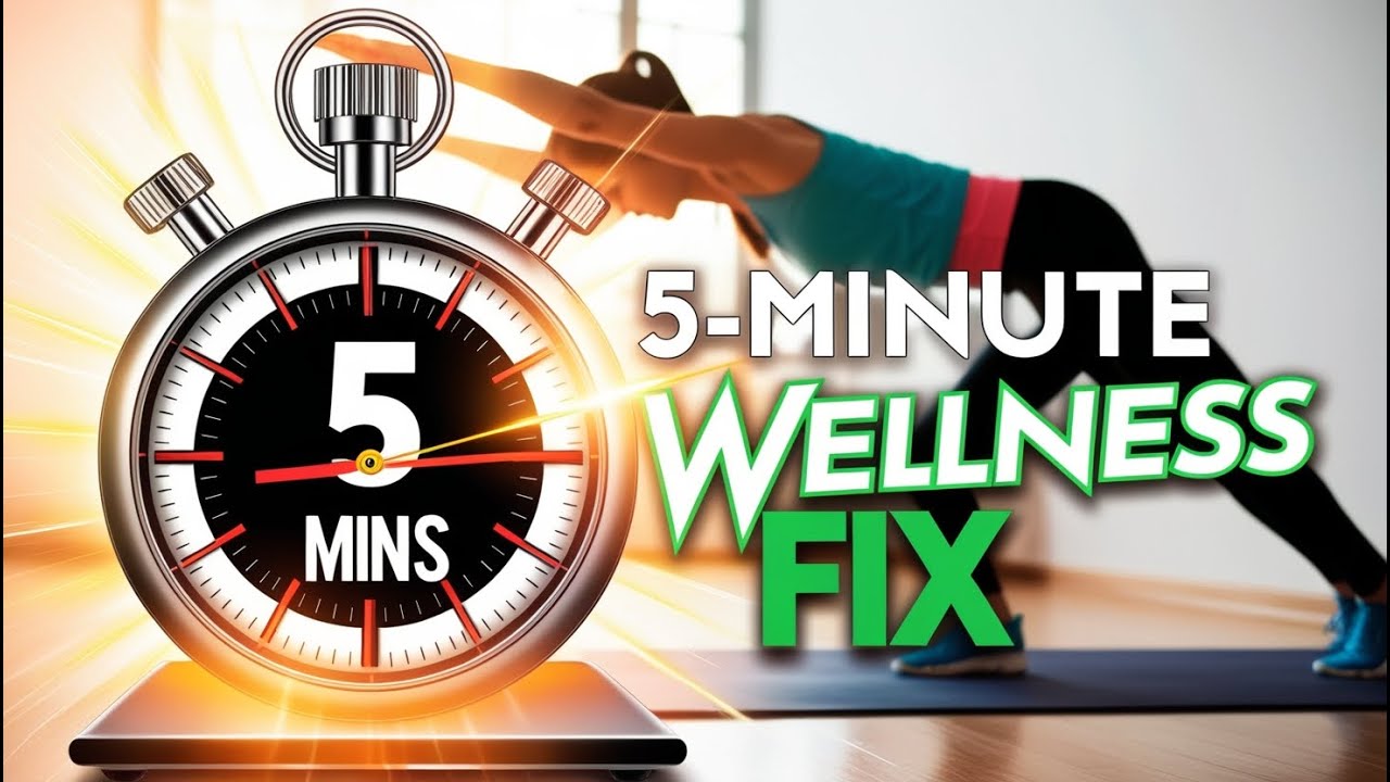 The 5-Minute Wellness Fix: Quick Tips to Stay Active and Energized ...