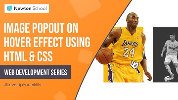 Image Popout Effect With HTML And CSS | Web Development Series | Newton School