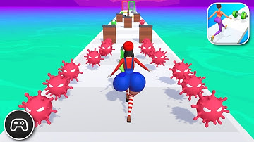 Twerk Race 3D - Gameplay Walkthrough Part 17 - Basic Level 136-140 (iOS, Android) iPad Gameplay